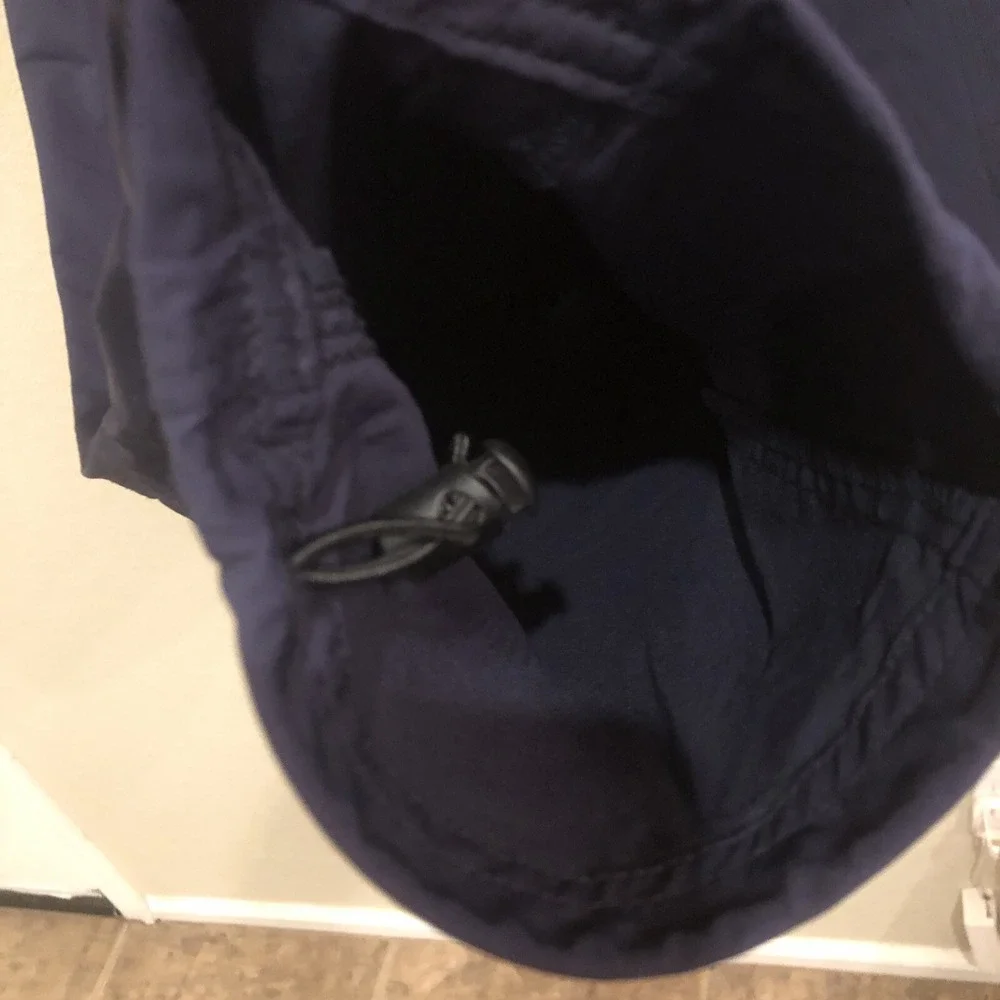 Laird Pants Mens 32 Drawstring Hiking Stretch Performance Commuter Pants Navy